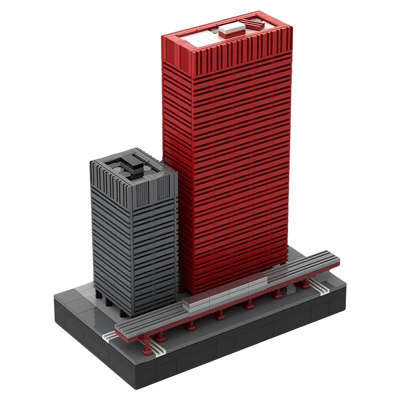 Chicago Big Red Skyscraper 1:1000 MOC Building Kit - 2