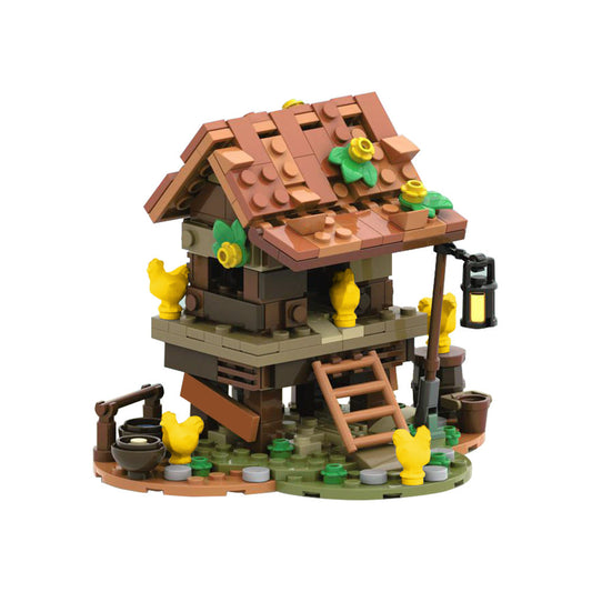 Chicken Coop Building Kit | LEGO-Compatible MOC - 1