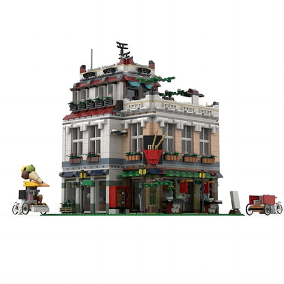 Chinatown Office MOC Urban Modular Architecture Building Kit - 2