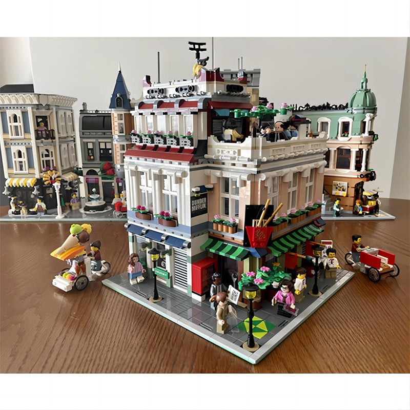 Chinatown Office MOC Urban Modular Architecture Building Kit - 3