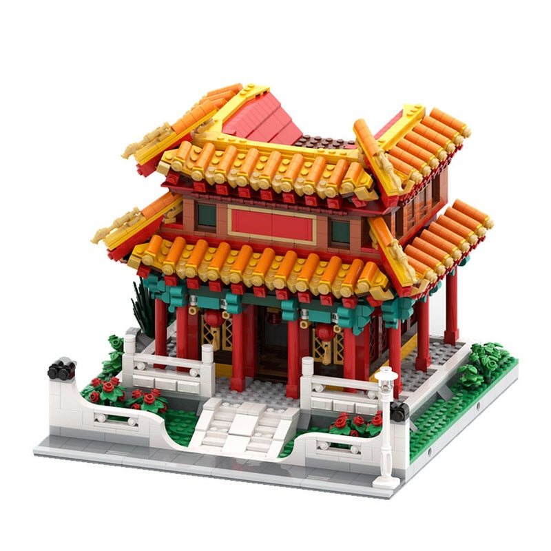 Chinese Temple Modular Building Kit | LEGO-Compatible MOC - 5