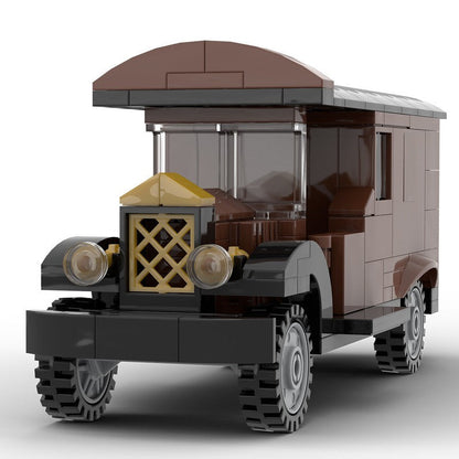 Chocolatier Van Building Kit | Winter Village | Compatible MOC - 1