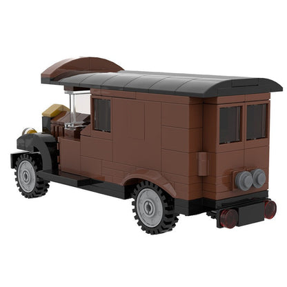 Chocolatier Van Building Kit | Winter Village | Compatible MOC - 2