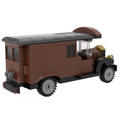 Chocolatier Van Building Kit | Winter Village | Compatible MOC - 3