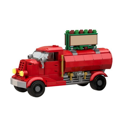 Christmas Hot Cocoa Truck Winter Village Building Kit | LEGO-Compatible MOC - 1
