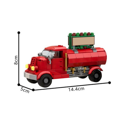 Christmas Hot Cocoa Truck Winter Village Building Kit | LEGO-Compatible MOC - 4