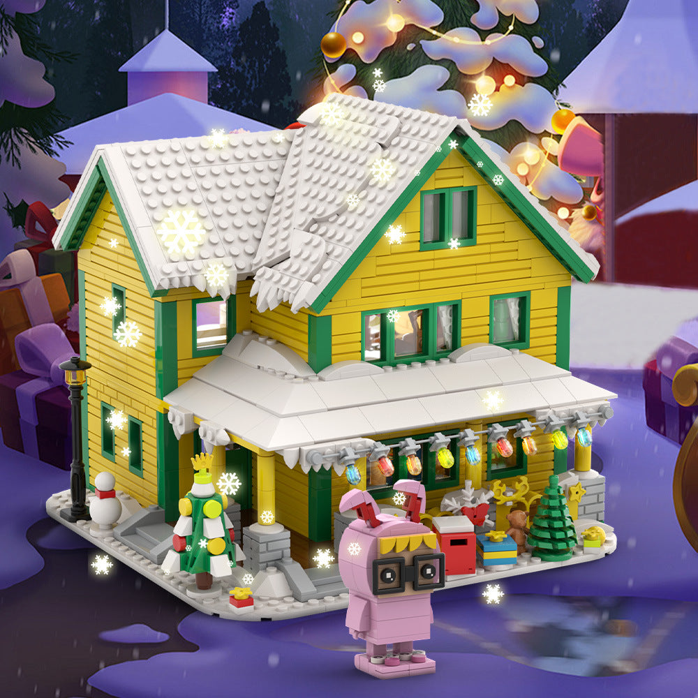 Christmas Snow House MOC Building Kit | LEGO-Compatible MOC - 2