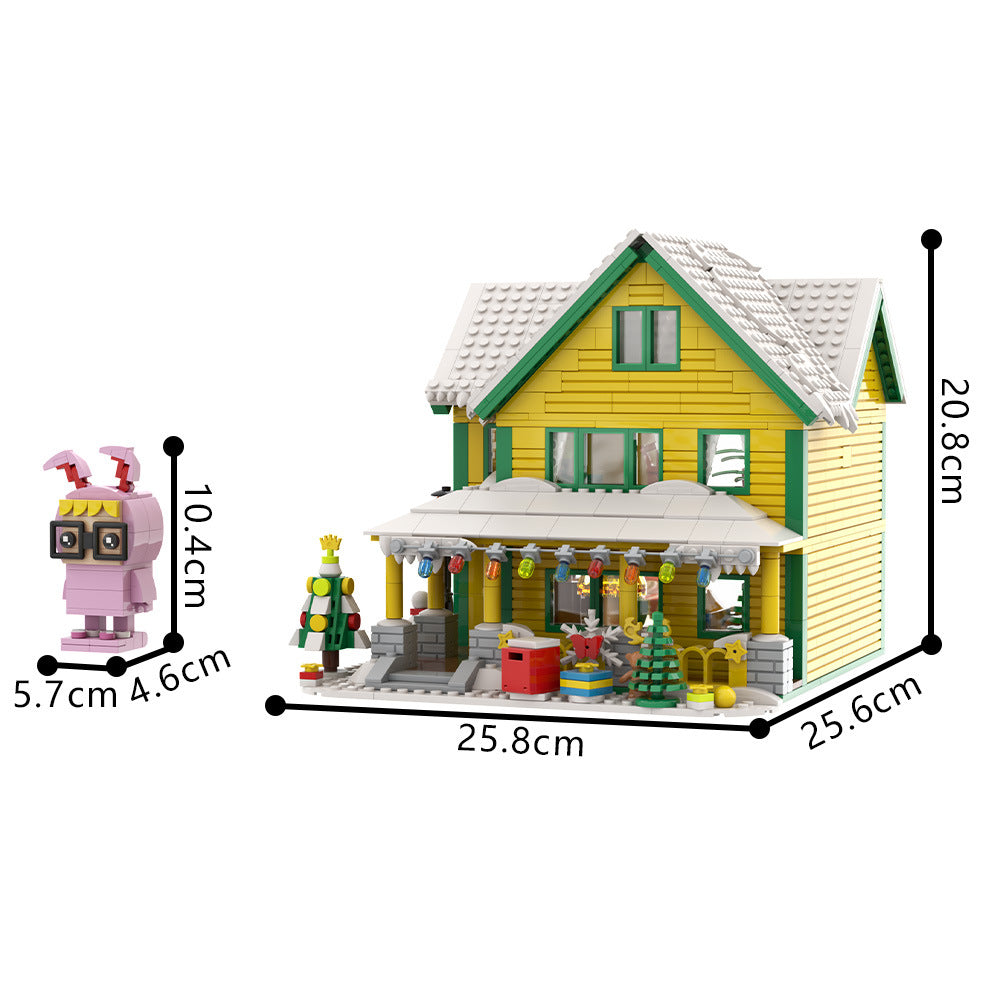 Christmas Snow House MOC Building Kit | LEGO-Compatible MOC - 5