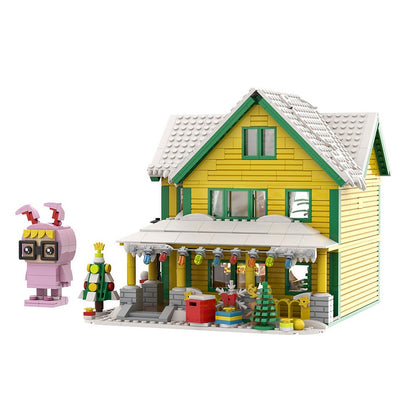 Christmas Snow House MOC Building Kit | Winter Village Architecture - 1