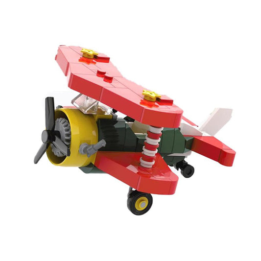 Christmas Toy Plane Building Kit | LEGO-Compatible MOC - 1