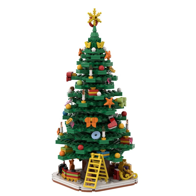 Christmas Tree MOC Building Kit | Holiday Tree Display Model - 1