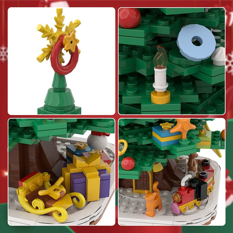 Christmas Tree MOC Building Kit | Holiday Tree Display Model - 5