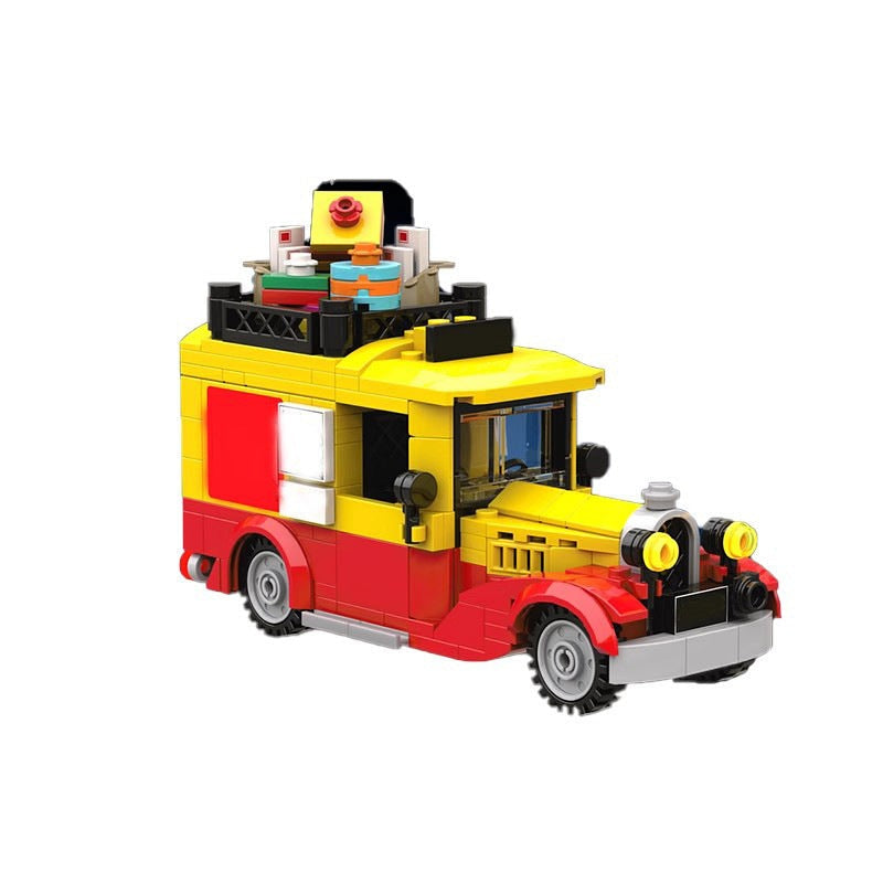 Christmas Vintage Postal Truck MOC Building Kit | Winter Village Vehicle - 1