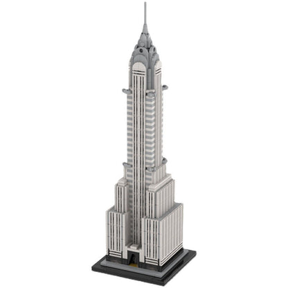 Chrysler Building Skyscraper Building Kit | Compatible MOC - 1