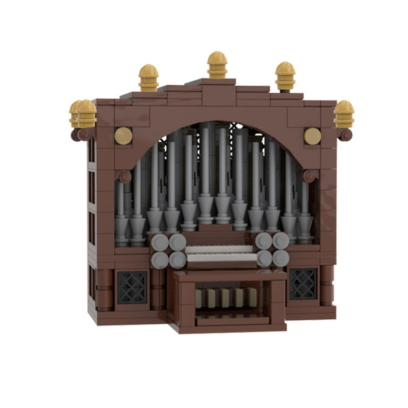 Church Organ MOC Building Kit | Historic Musical Instrument Model - 1
