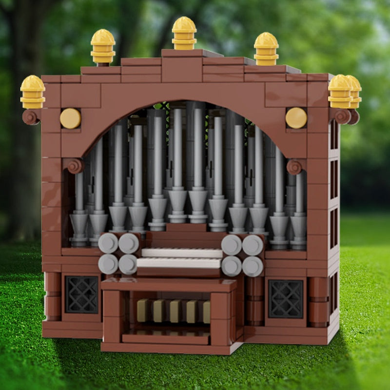 Church Organ MOC Building Kit | Historic Musical Instrument Model - 2