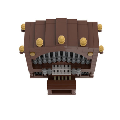 Church Organ MOC Building Kit | Historic Musical Instrument Model - 3