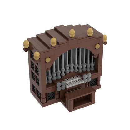 Church Organ MOC Building Kit | Historic Musical Instrument Model - 5