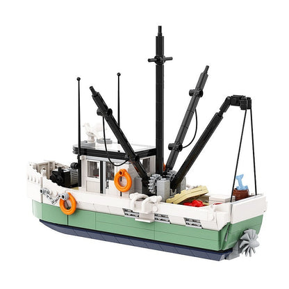 Cinematic Shrimping Boat MOC Building Kit Maritime Diorama Display Model - 7