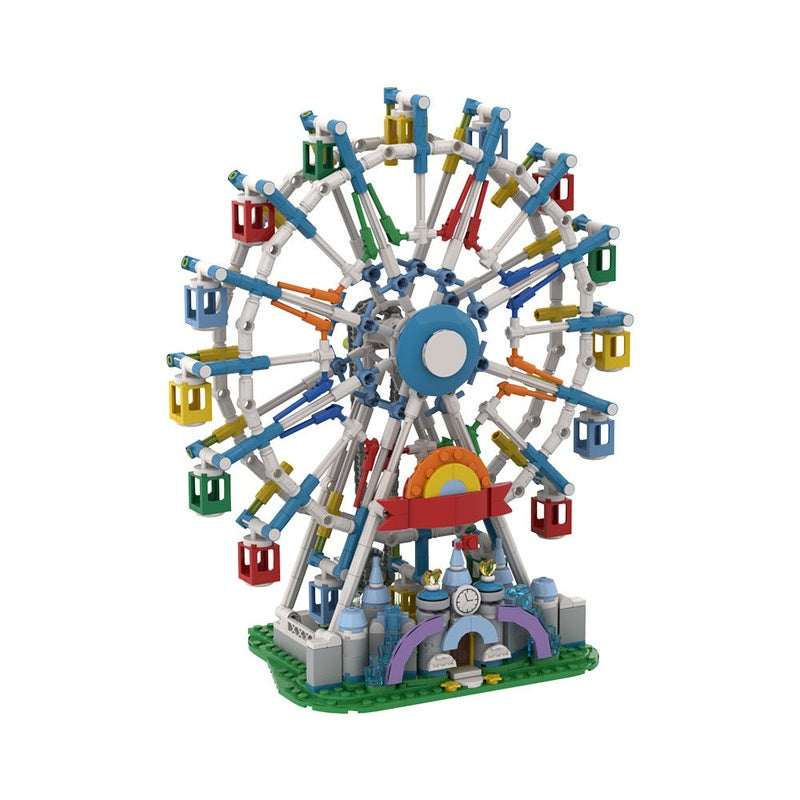 City Ferris Wheel Architecture MOC Building Kit | Amusement Park Model - 1