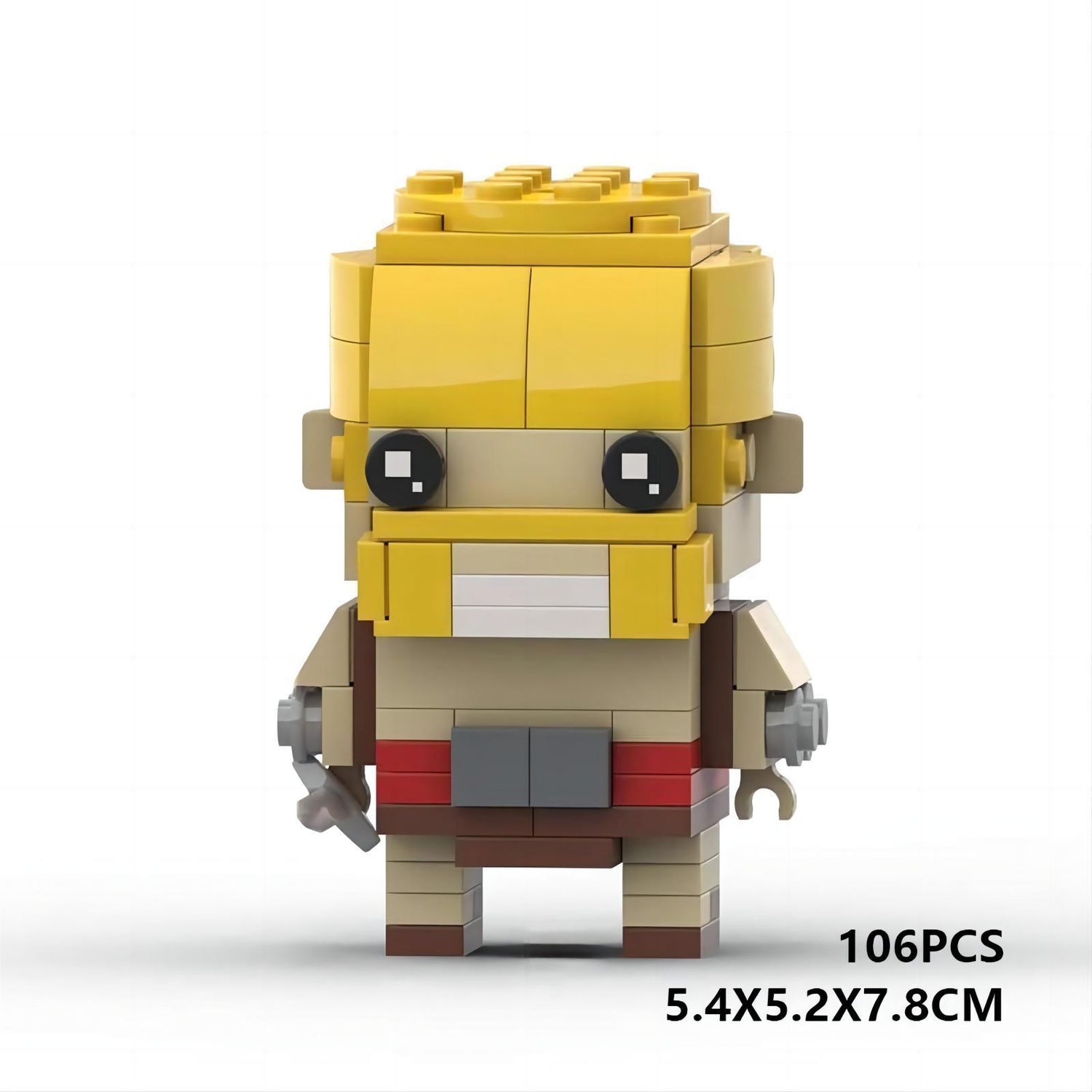 clash royale barbarian moc set | lego-compatible brick figure - 2