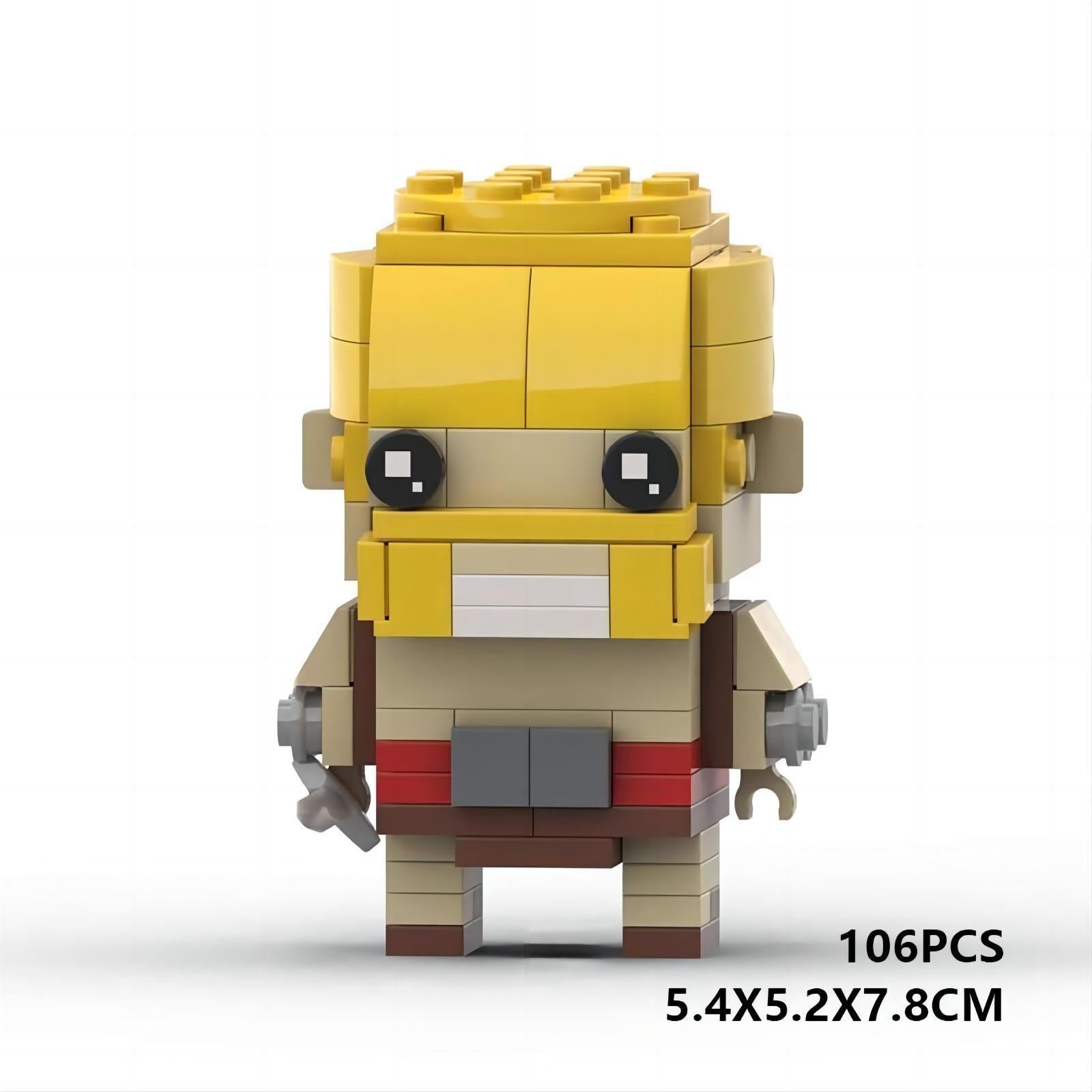clash royale barbarian moc set | lego-compatible brick figure - 2