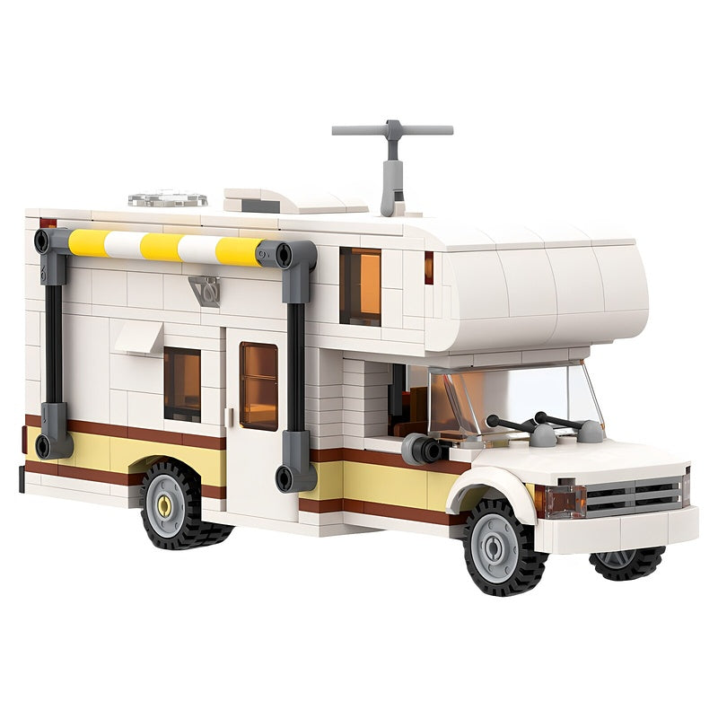 Class C Motorhome RV MOC Building Kit with Detailed Interior - 1