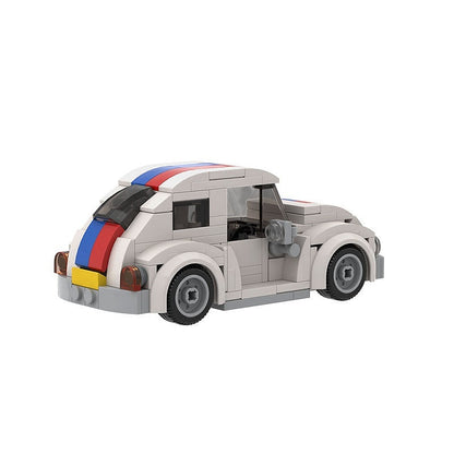 Classic 1960s Love Bug Car MOC Building Kit | Vintage Vehicle Model - 3