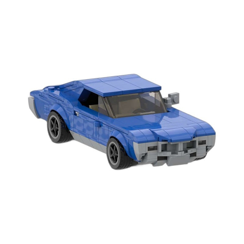 Classic 1960s Muscle Car MOC Building Kit | Vintage Vehicle Model - 5