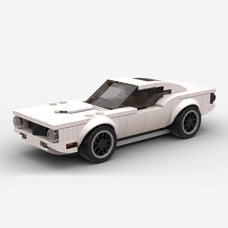 Classic 1974 American Muscle Car MOC Building Kit | Vintage Vehicle Model - 2