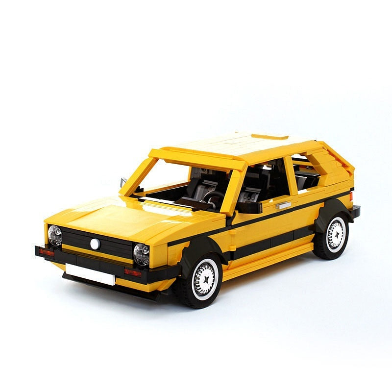 Classic 1983 German Hatchback MK1 MOC Building Kit | 1:14 Vehicle Model - 1