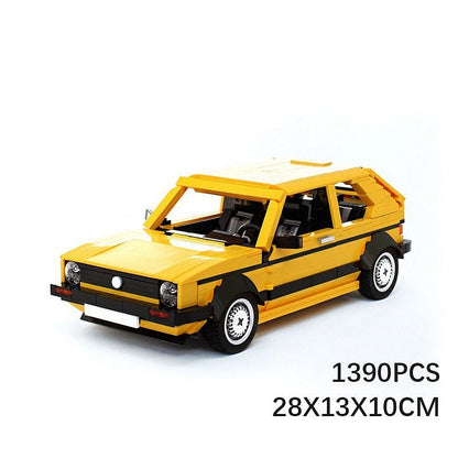 Classic 1983 German Hatchback MK1 MOC Building Kit | 1:14 Vehicle Model - 5