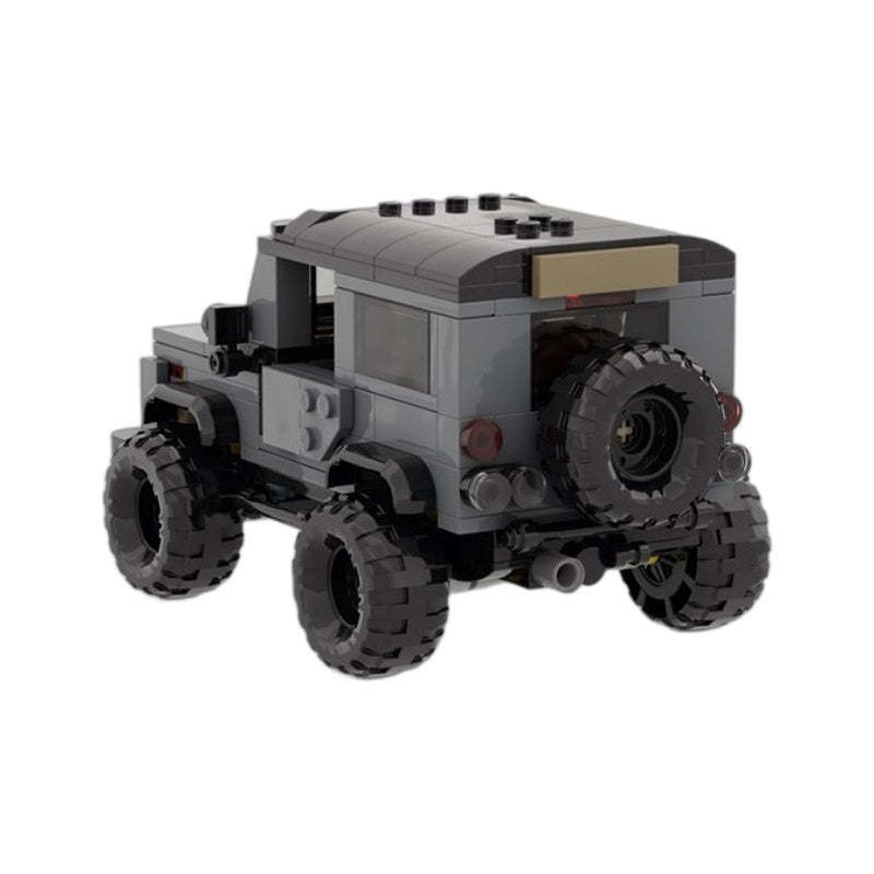 Classic 4x4 Off-Road Defender Vehicle Building Kit | LEGO-Compatible MOC - 3