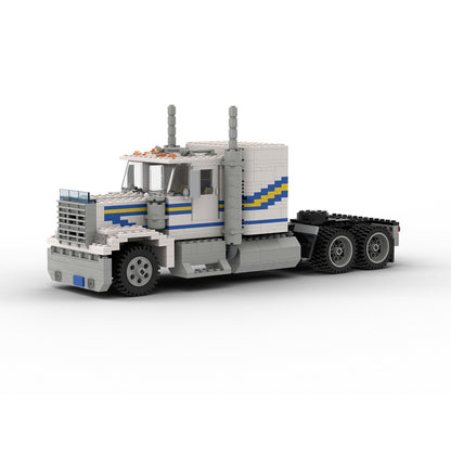 Classic 6x4 Cab-Over Highway Tractor MOC Building Kit - 2