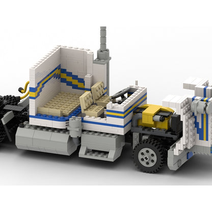 Classic 6x4 Cab-Over Highway Tractor MOC Building Kit - 4