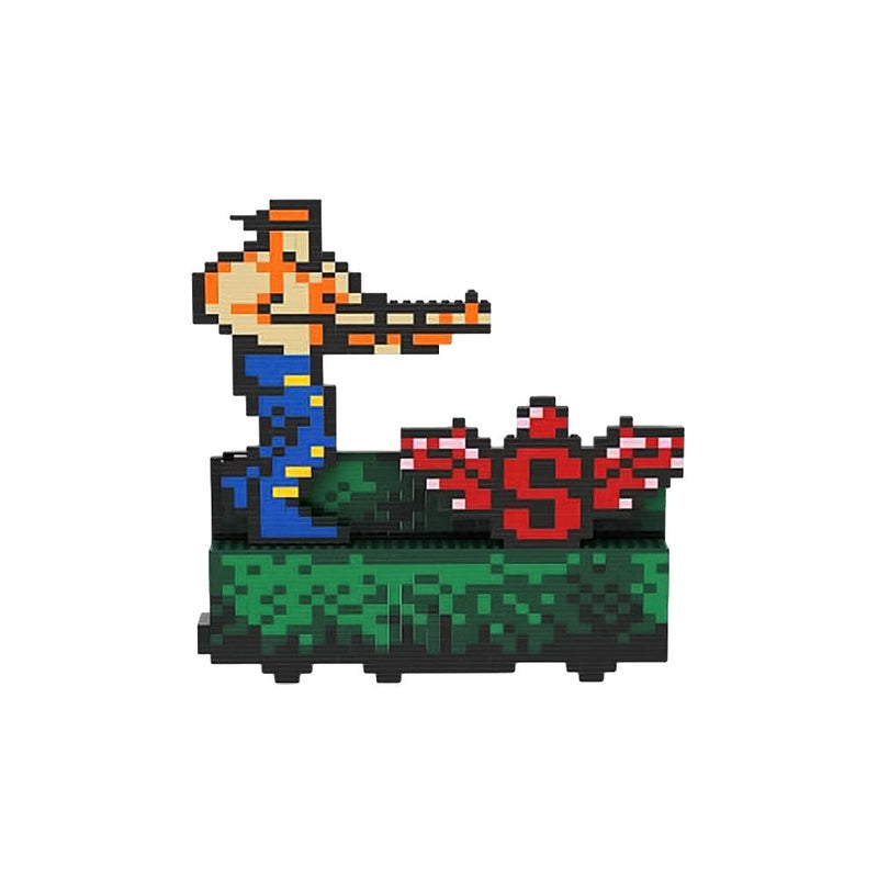 Classic 8-Bit Jungle Commando MOC Building Kit | Pixel Scene Diorama - 1