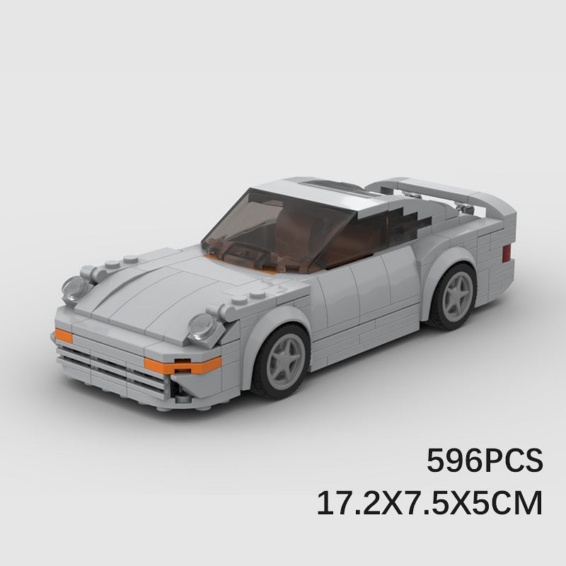 Classic 959 Twin Turbo Rally Sports Car Building Kit | Compatible MOC - 6