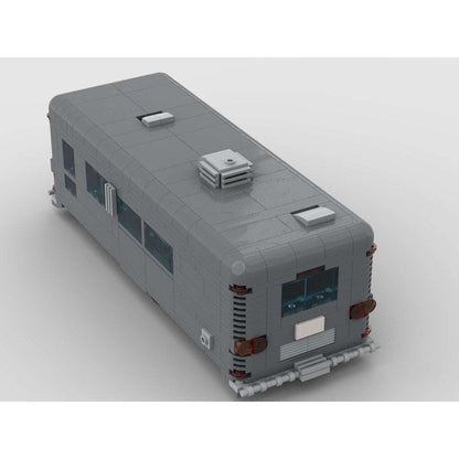Classic American Camping Trailer Building Kit | LEGO-Compatible MOC - 2