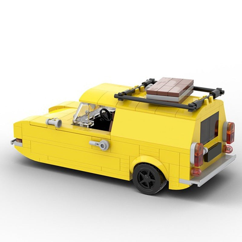 Classic British 3-Wheel Van MOC Vehicle Building Kit - 4
