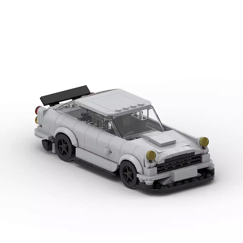 Classic British Grand Tourer Building Kit | 8-Wide LEGO-Compatible MOC - 1