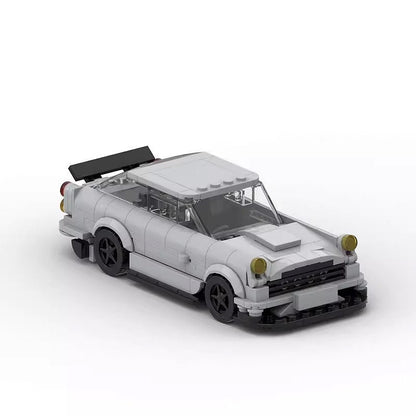 Classic British Grand Tourer MOC Building Kit | 8-Wide Vintage Vehicle Model - 2