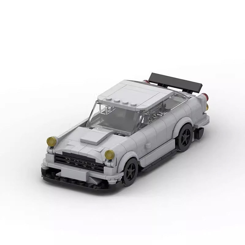 Classic British Grand Tourer MOC Building Kit | 8-Wide Vintage Vehicle Model - 3