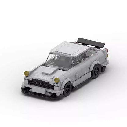 Classic British Grand Tourer MOC Building Kit | 8-Wide Vintage Vehicle Model - 3