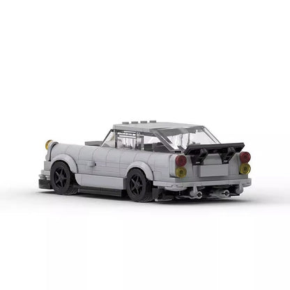 Classic British Grand Tourer MOC Building Kit | 8-Wide Vintage Vehicle Model - 5