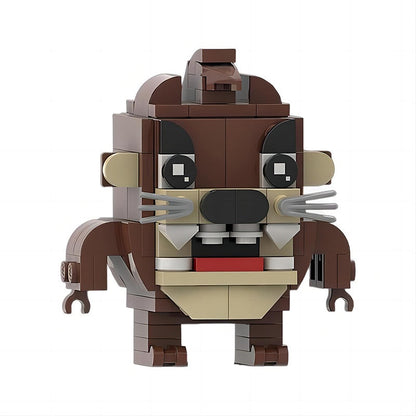 Classic Bunny Cartoon BrickHeadz Building Kit | LEGO-Compatible MOC - 7
