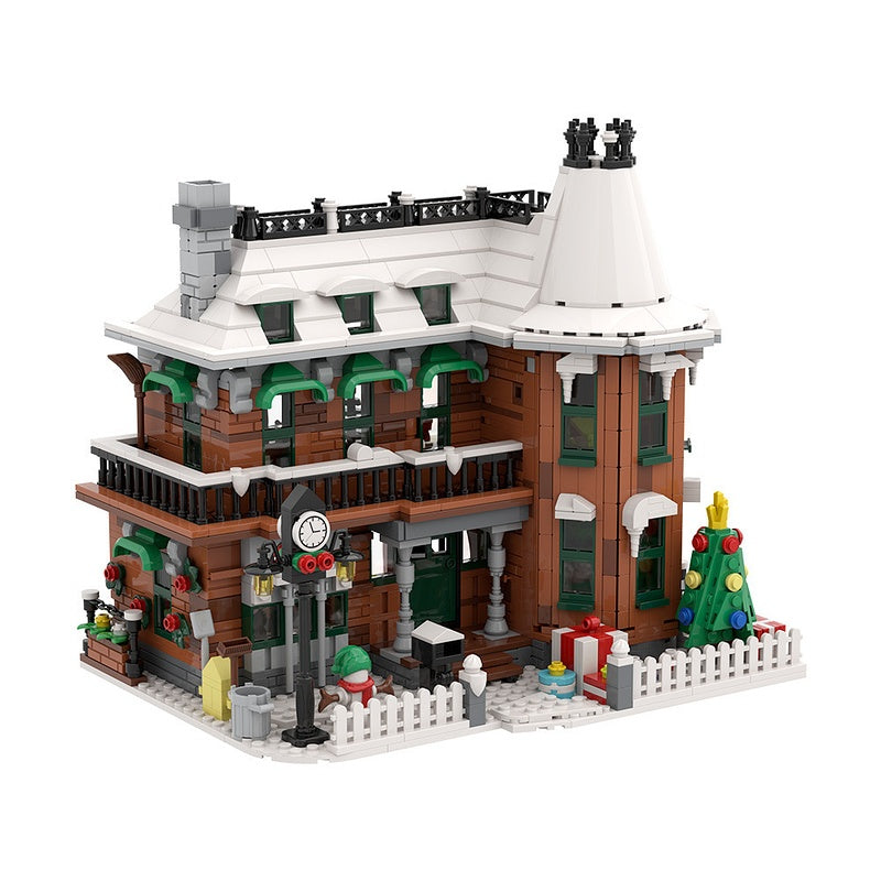Classic Christmas Townhouse MOC Building Kit - 5