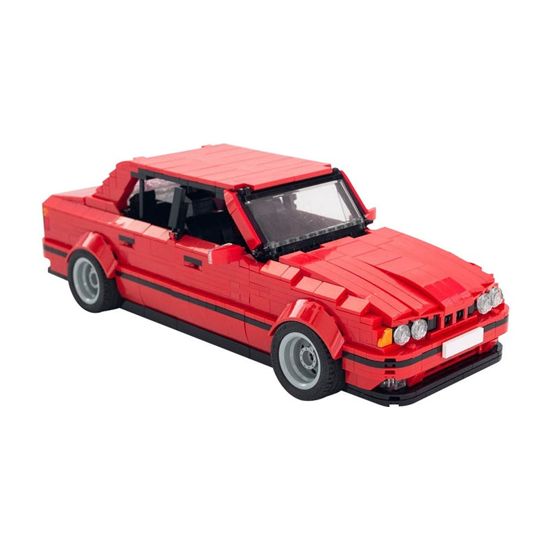 Classic German Sedan E34 Car Building Kit | LEGO-Compatible MOC - 2