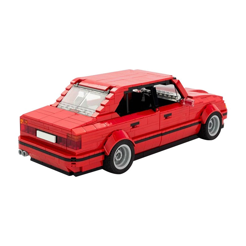 Classic German Sedan E34 Car Building Kit | LEGO-Compatible MOC - 3