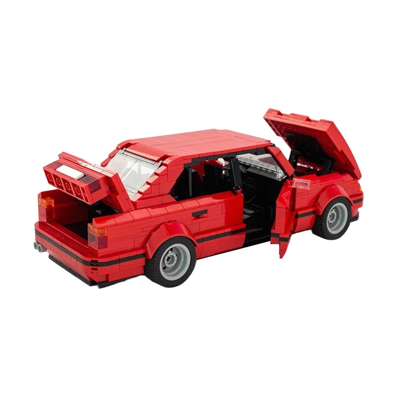 Classic German Sedan E34 Car Building Kit | LEGO-Compatible MOC - 5
