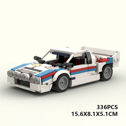 Classic Group B 037 Rally Car Building Kit | LEGO-Compatible MOC  - 4